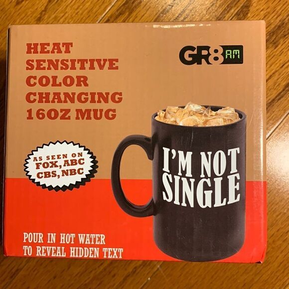 GR8AM color changing coffee mug. Color changes with hot coffee, chocolate or tea - Picture 5 of 8